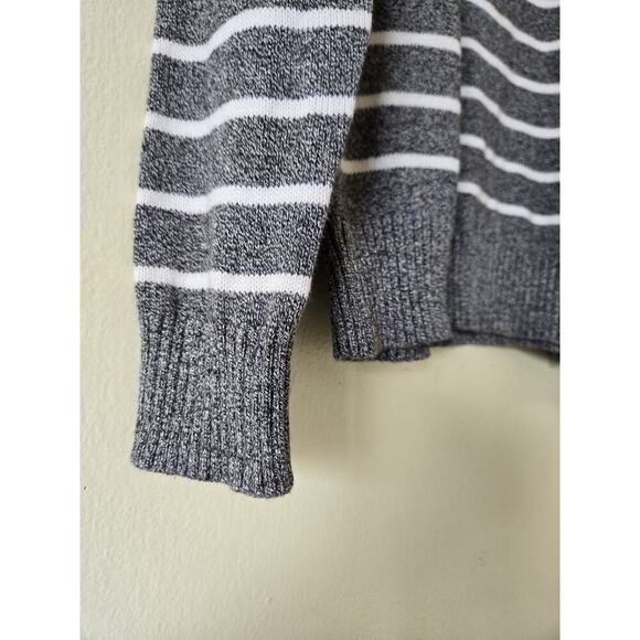 American Eagle Mens XL Grey Henley Zip Athletic Fit Academia Preppy Old Money - Picture 5 of 7